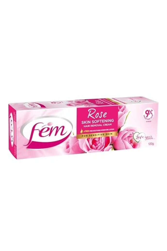 fem Rose Skin  Softeing Hair Removal Cream For Sensitive Skin 120g - Image 1