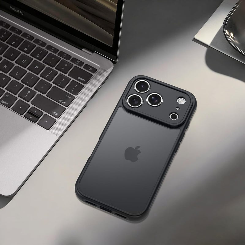 Demark Matte Case for iPhone 17 Pro,Frosted Translucent Back Phone Cover,Shockproof Drop Protection Cover for iPhone 17 Pro Case (iphone 17 Pro) - Image 5