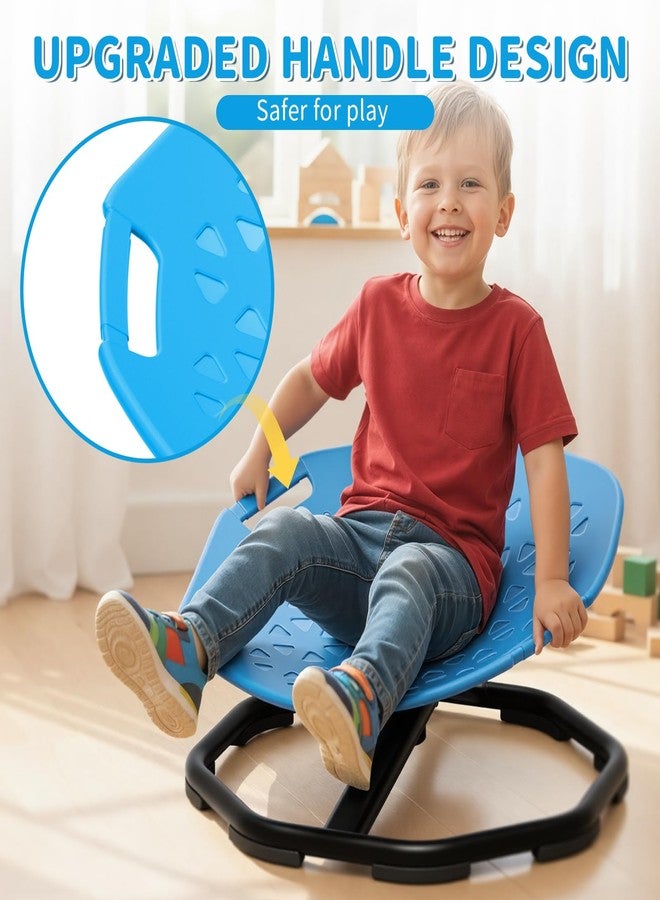 Delavala Kids Swivel Chair, 220 LBS Capacity, Sensory Spinning Chair, Autistic Kids Sensory Toy with Non-Slip Metal Base, Toddler Sit and Spin for Coordination Balance Focus Training - Image 2