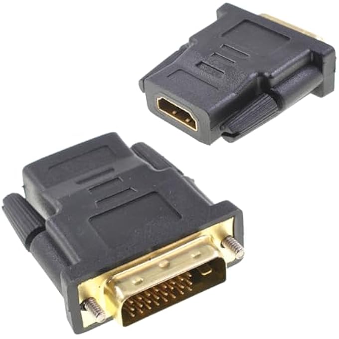 محول فيديو WILLWIN 2PCS HDMI أنثوي إلى DVI 24+1 ذكري