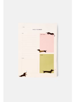 Muy Mucho 100 Sheets Daily Planner 14,8 x 8 x 21cm, Multicolor  - Image 1