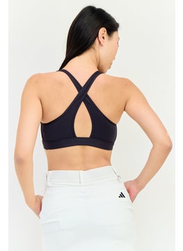 Adidas Women Padded Sports Bra, Dark Grey  - Image 3