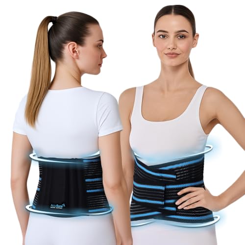 AccuSure Fabric LS Belt Special Fit For Size XL & XXL | Lumbo Sacral Back Support Belt For Lower Back Pain Relief, Spine Support & Posture Correction | Adjustable Back Brace For Men, Women - Image 1