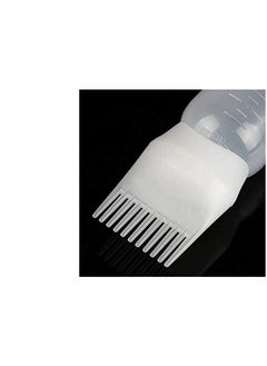 Purederm Applicator Bottle for Hair Dye Bottle Applicator Brush with Graduated Scale Pink and White  - Image 2