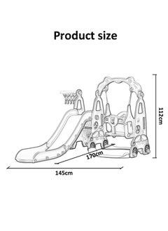 JSAITOYS Multi-Functional 3 Year Old Playground Baby Kid Swing Slide Set Children Indoor  - Image 2
