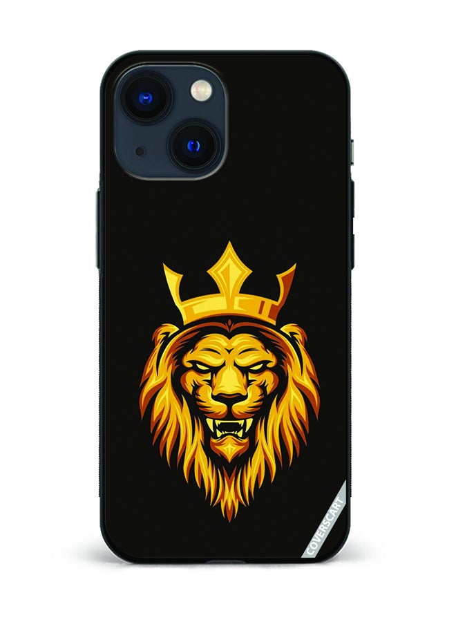 COVERSCART Protective Case Cover For Apple iPhone 13 Mini Lion Design Multicolour