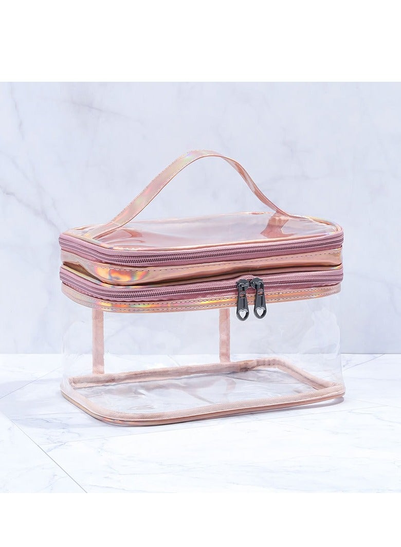 حقيبة مستحضرات التجميل المقاومة للماء بطبقة مزدوجة - Image 1