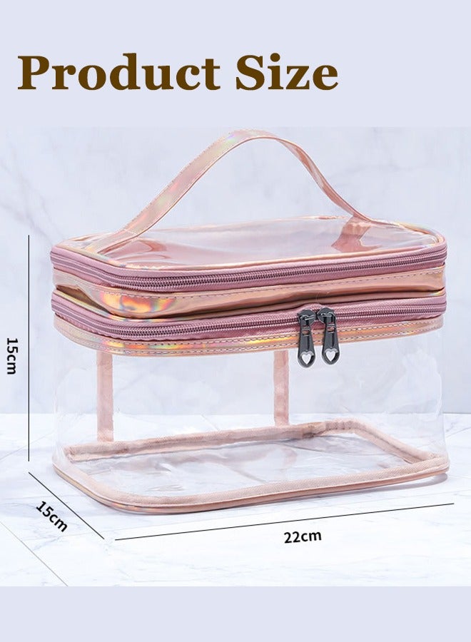 حقيبة مستحضرات التجميل المقاومة للماء بطبقة مزدوجة - Image 2