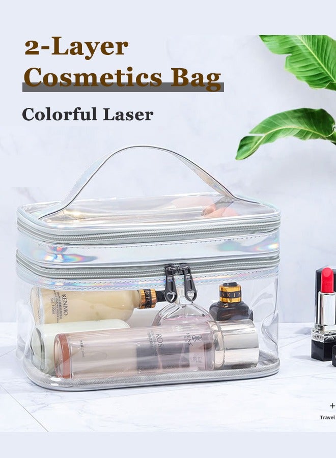 حقيبة مستحضرات التجميل المقاومة للماء بطبقة مزدوجة - Image 3
