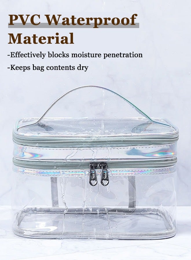 حقيبة مستحضرات التجميل المقاومة للماء بطبقة مزدوجة - Image 5