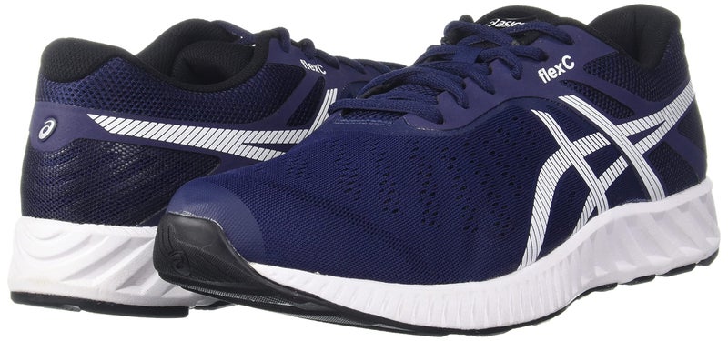 ASICS Mens Flex C Peacoat/Black Sneakers - 8 UK (1201A275.400) - Image 2