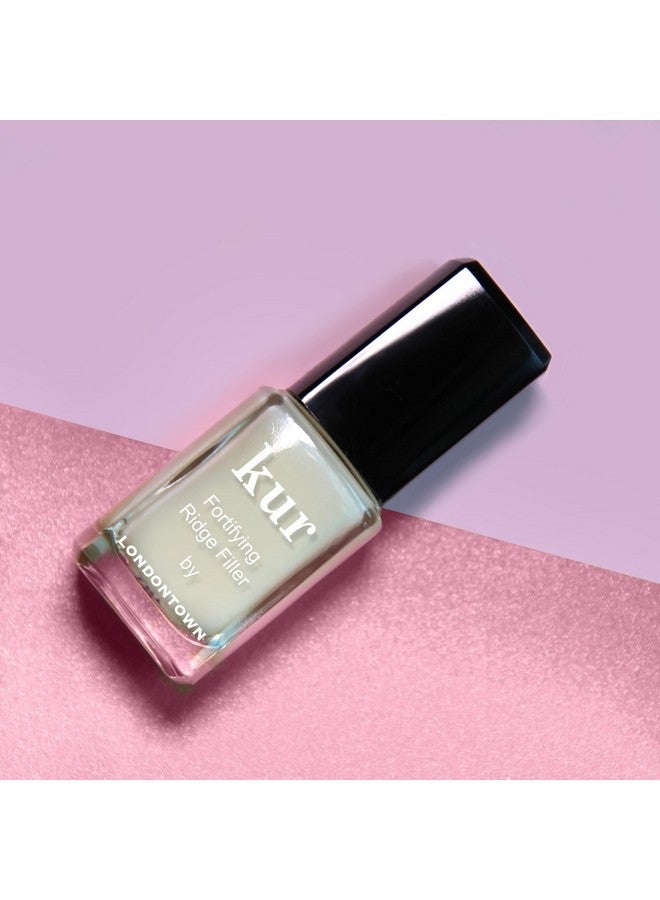 LONDONTOWN Kur Nail Ridge Filler - Smoother - Strengthener - Nail Filler for Damaged Nails - Fortifying, Self Leveling Base, Vegan, Cruelty Free, Paraben Free, Clear, 0.4 fl oz - Image 3