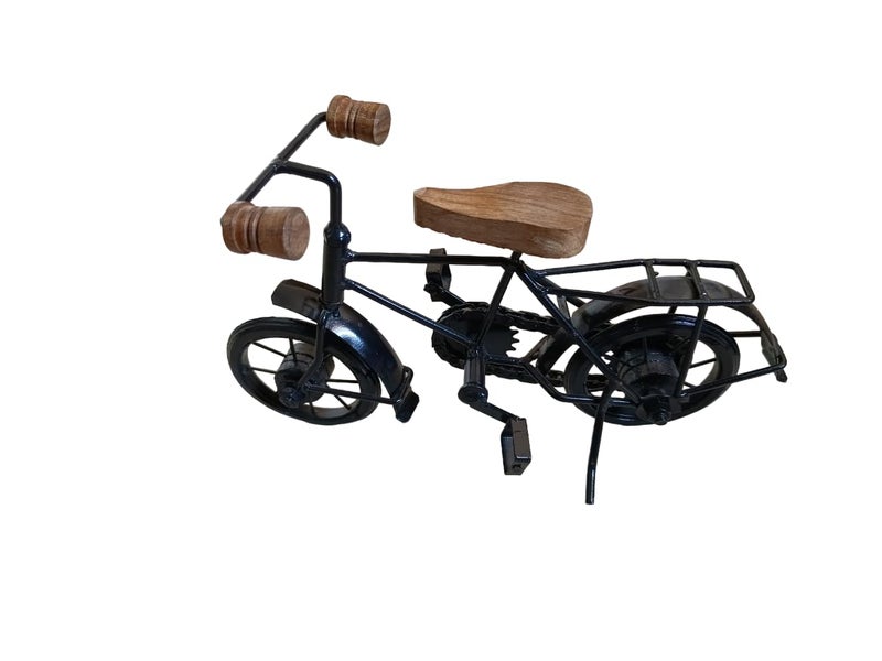 Handcrafted Wrought Iron Miniature Cycle Decorative Iron Toy for Kids and Home Office Decor Ideal Gift  - Image 4