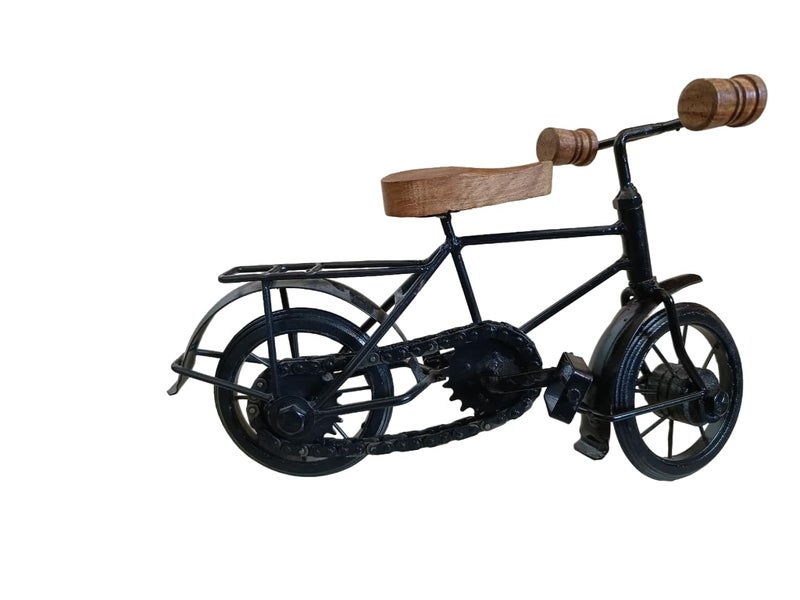 Handcrafted Wrought Iron Miniature Cycle Decorative Iron Toy for Kids and Home Office Decor Ideal Gift  - Image 2