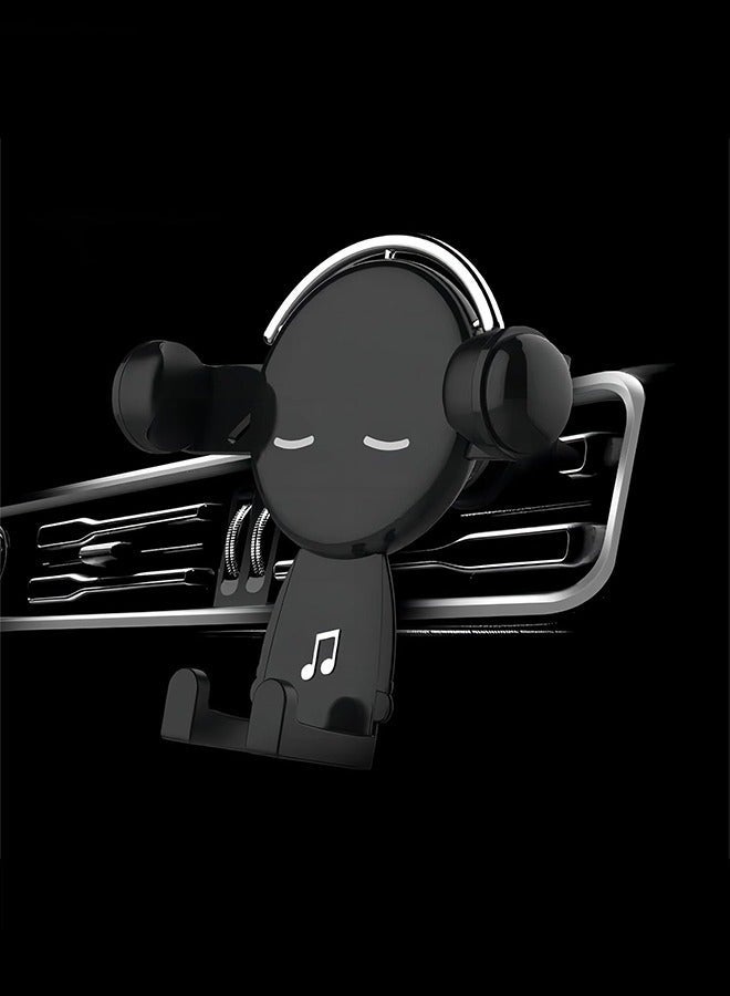 Bukela Car Mount for Iphone Cute, Kawaii Hands Free Vent Phone Holder for Air Vent Dashboard Windshield Compatible with iPhone 12 Pro Max/XR/XS/X/11/8/7 Plus/6s/Samsung S20 Ultra/Note 10/S8 Plus/S7 Edge - Image 3