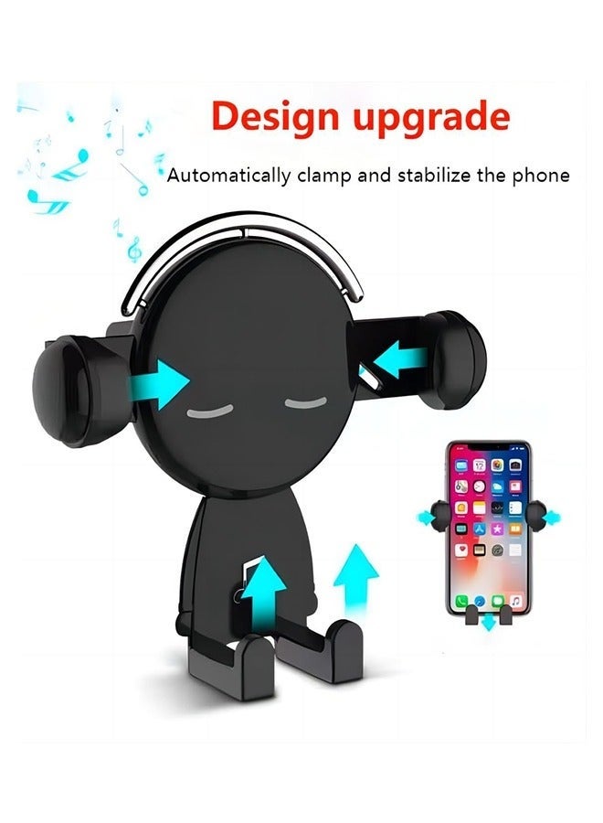 Bukela Car Mount for Iphone Cute, Kawaii Hands Free Vent Phone Holder for Air Vent Dashboard Windshield Compatible with iPhone 12 Pro Max/XR/XS/X/11/8/7 Plus/6s/Samsung S20 Ultra/Note 10/S8 Plus/S7 Edge - Image 4