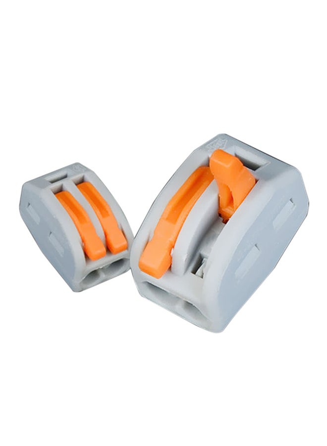 Loquat 20-Piece Wiring Connectors Grey/Orange - Image 1