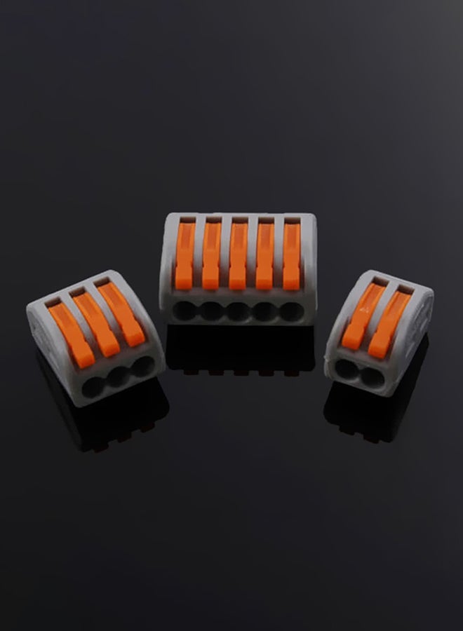 Loquat 20-Piece Wiring Connectors Grey/Orange - Image 4