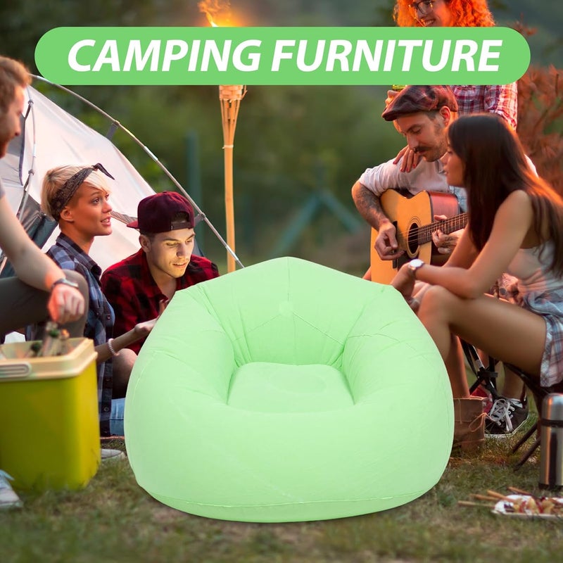 ABOOFAN Bean Bag Chairs for Adults Inflatable Chairs Blow up Couch Folding Portable Inflatable Lazy Sofa for Living Room - Image 2