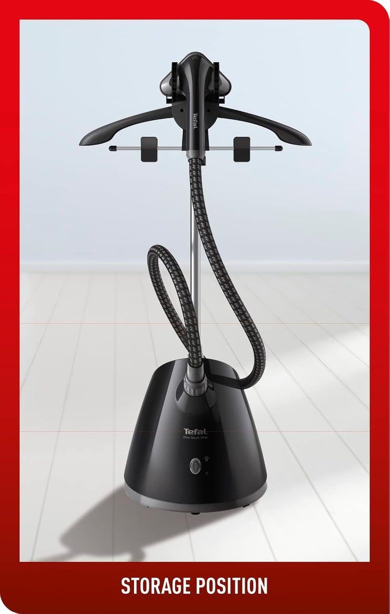 T-fal TEFAL Garment Steamer | Pro Style One Upright | Removable 1.5L water tank | steam output of 37g/min | 1700 W | Black | 2 Years Warranty | IT2461M0 - Image 2