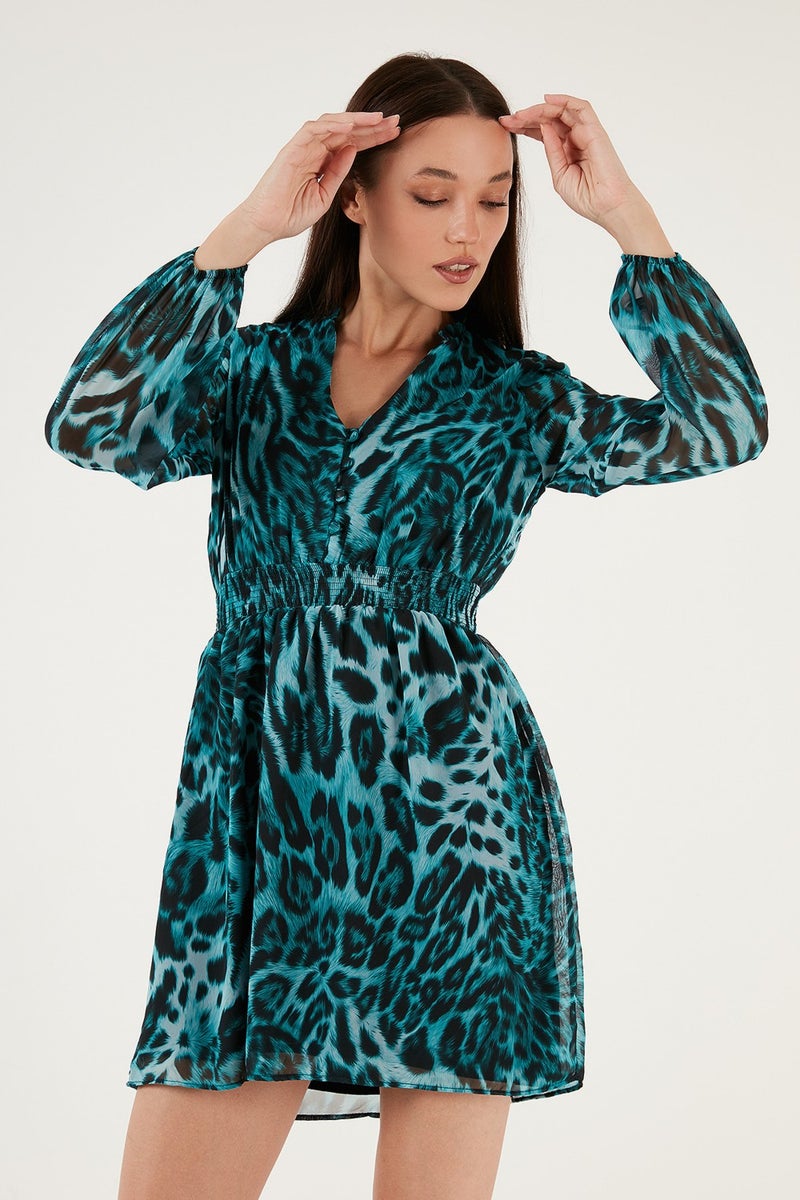 Lela Animal Print Dress  - Image 3