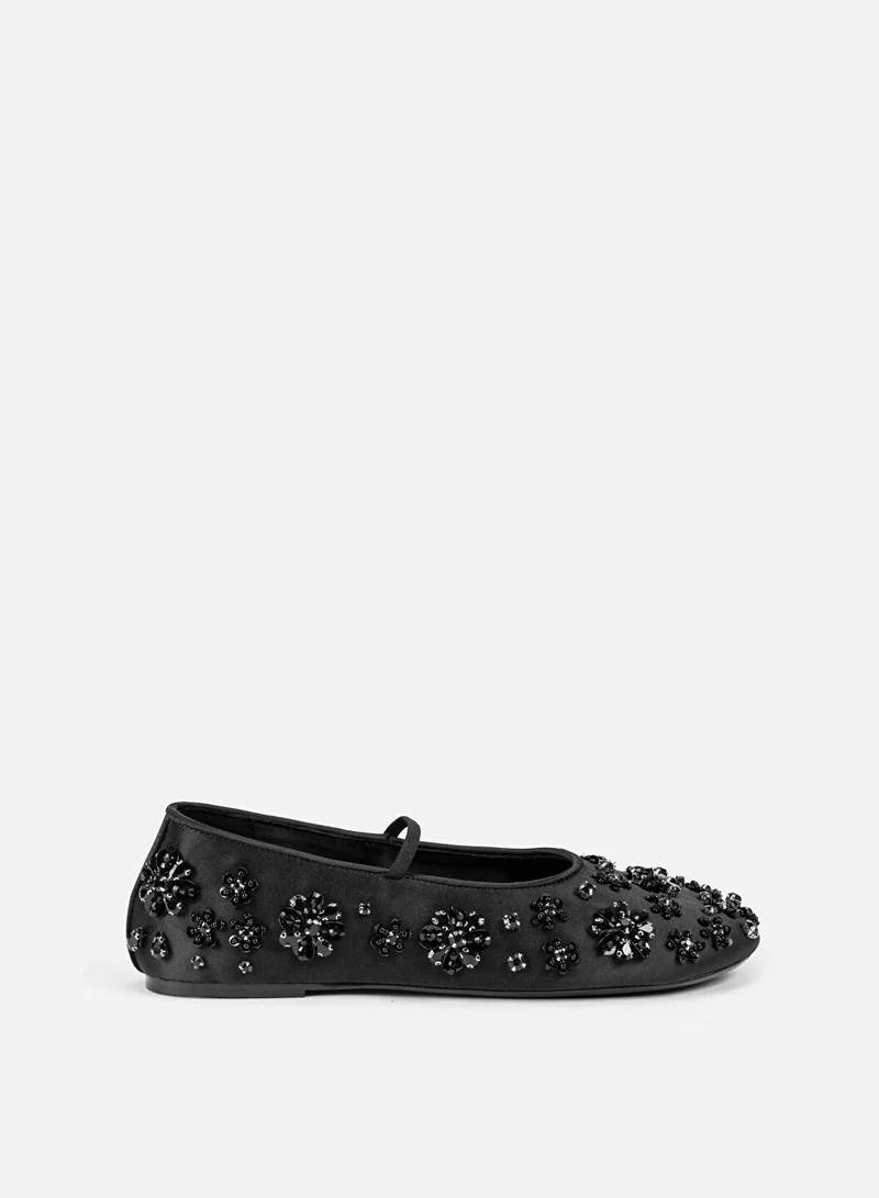 Ipekyol Embellished Ballet Flats