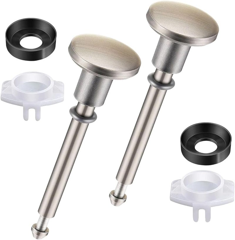Brushed Bathtub Diverter Valve Stem Repair Set Pack Of 2 For Leak Prevention Shower Faucet Replacement - Image 1