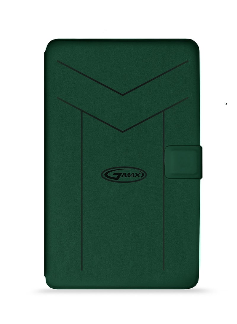 جيماكس حافظة هاتف Xiaomi Redmi Pad Pro مقاس 12.1 بوصة 5G 2024 من جلد البولي يوريثان بإغلاق مغناطيسي، أخضر داكن - Image 4