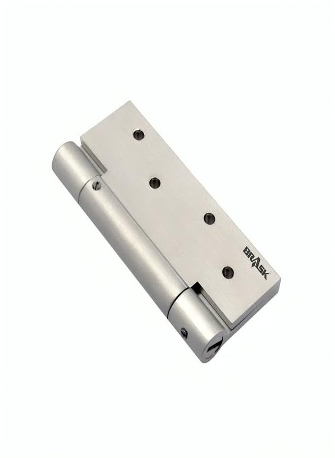 BRASK Brass Spring Hinges/Door Closer Hinge - Single Action 4 (Silver Satin Finish) Pack of 1 - Image 5
