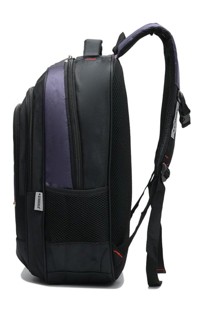 ستارجولد حقيبة ظهر للكمبيوتر المحمول مقاس 19.5 بوصة من قماش البوليستر للبنات والأولاد مع حزام قابل للتعديل وحقيبة مدرسية وحقيبة سفر وحقيبة ظهر متعددة الاستخدامات - Image 2