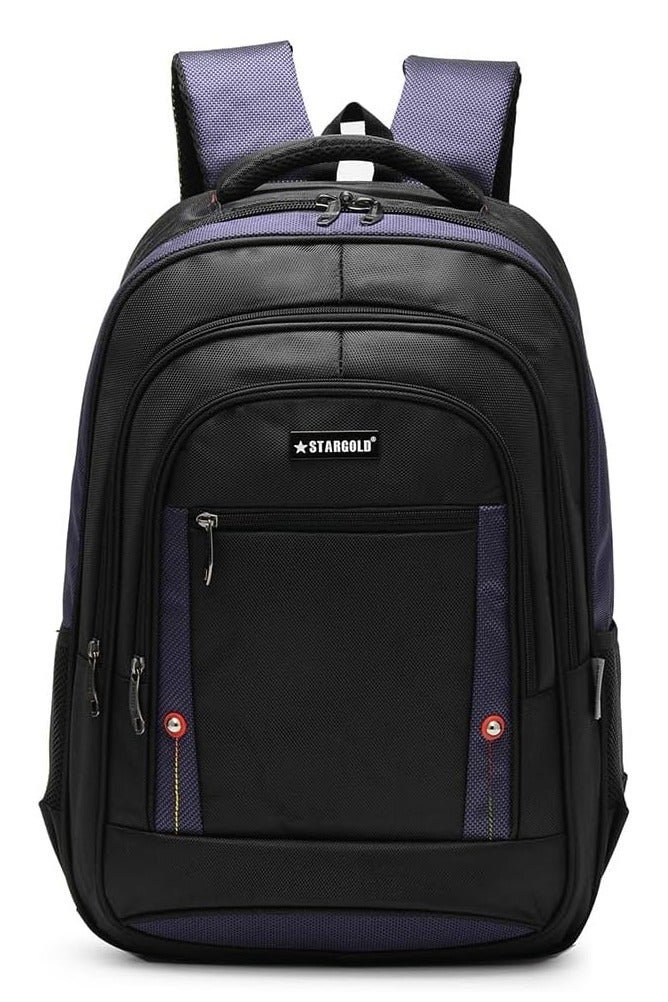 ستارجولد حقيبة ظهر للكمبيوتر المحمول مقاس 19.5 بوصة من قماش البوليستر للبنات والأولاد مع حزام قابل للتعديل وحقيبة مدرسية وحقيبة سفر وحقيبة ظهر متعددة الاستخدامات - Image 1