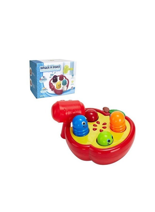 Kids Educational Hammering Toy, Apple-Shaped Knock Fruit Worm Game for Ages 3+ - Image 5