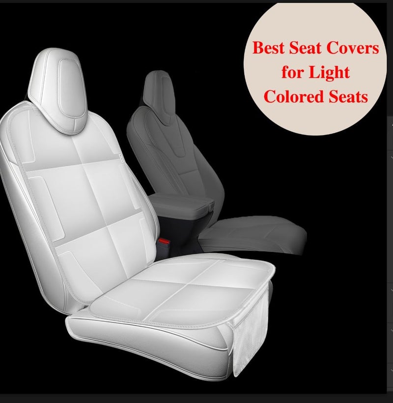 Car Seat Protector for Child Car Seat, Waterproof 600D Fabric Carseat Seat Protectors with 2 Large Pockets and Non-Slip Backing- Not Easy to Fade - Image 5