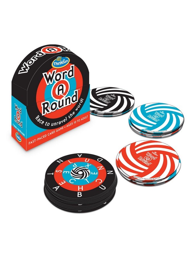 thinkfun ThinkFun Word A Round Game - Engaging Vocabulary Builder for Teens and Adults | Quick-Paced Word Identification | Educational Fun | Recognized for Excellence in Play and Language Advancement  - Image 1