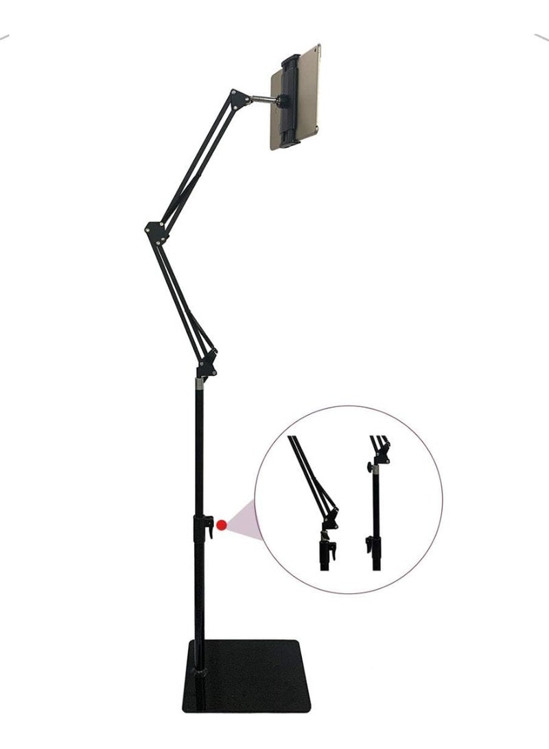 Adjustable Floor Tablet Stand – Foldable Angle, Height-Adjustable Holder for Home or Office Use - Image 1