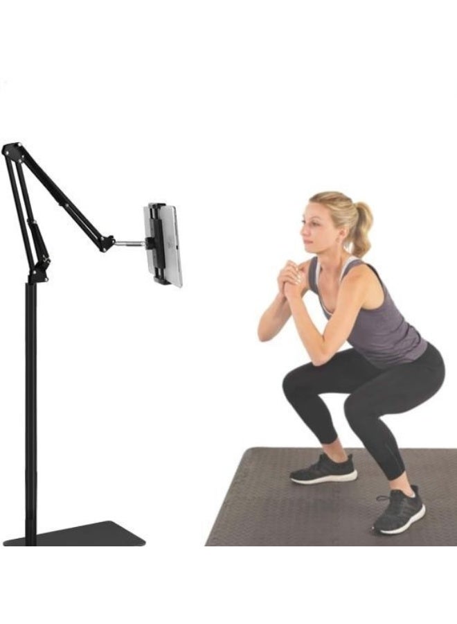 Adjustable Floor Tablet Stand – Foldable Angle, Height-Adjustable Holder for Home or Office Use - Image 4