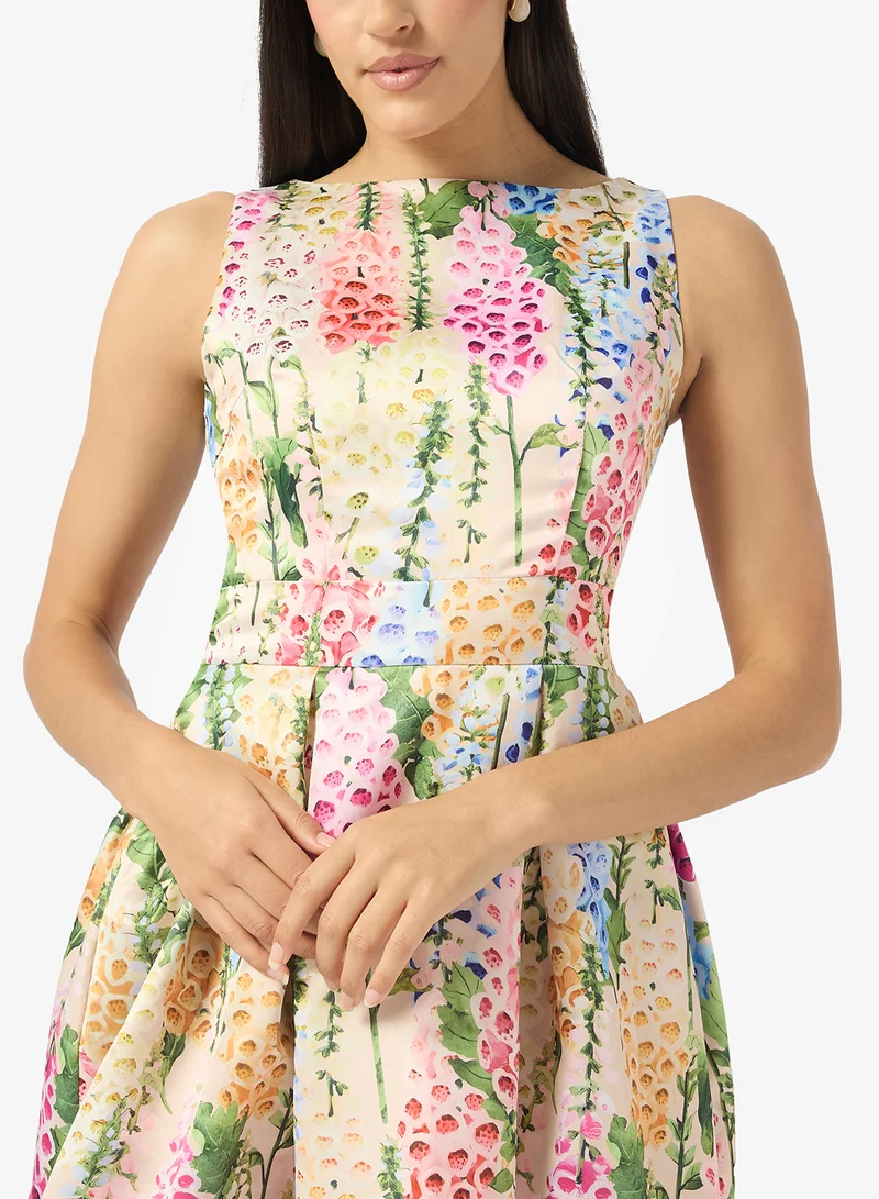 Ella  Floral Print Dress for Women | Best Price UAE