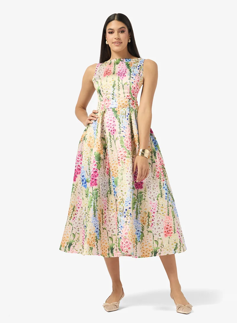 ايلا فستان بطبعة زهور