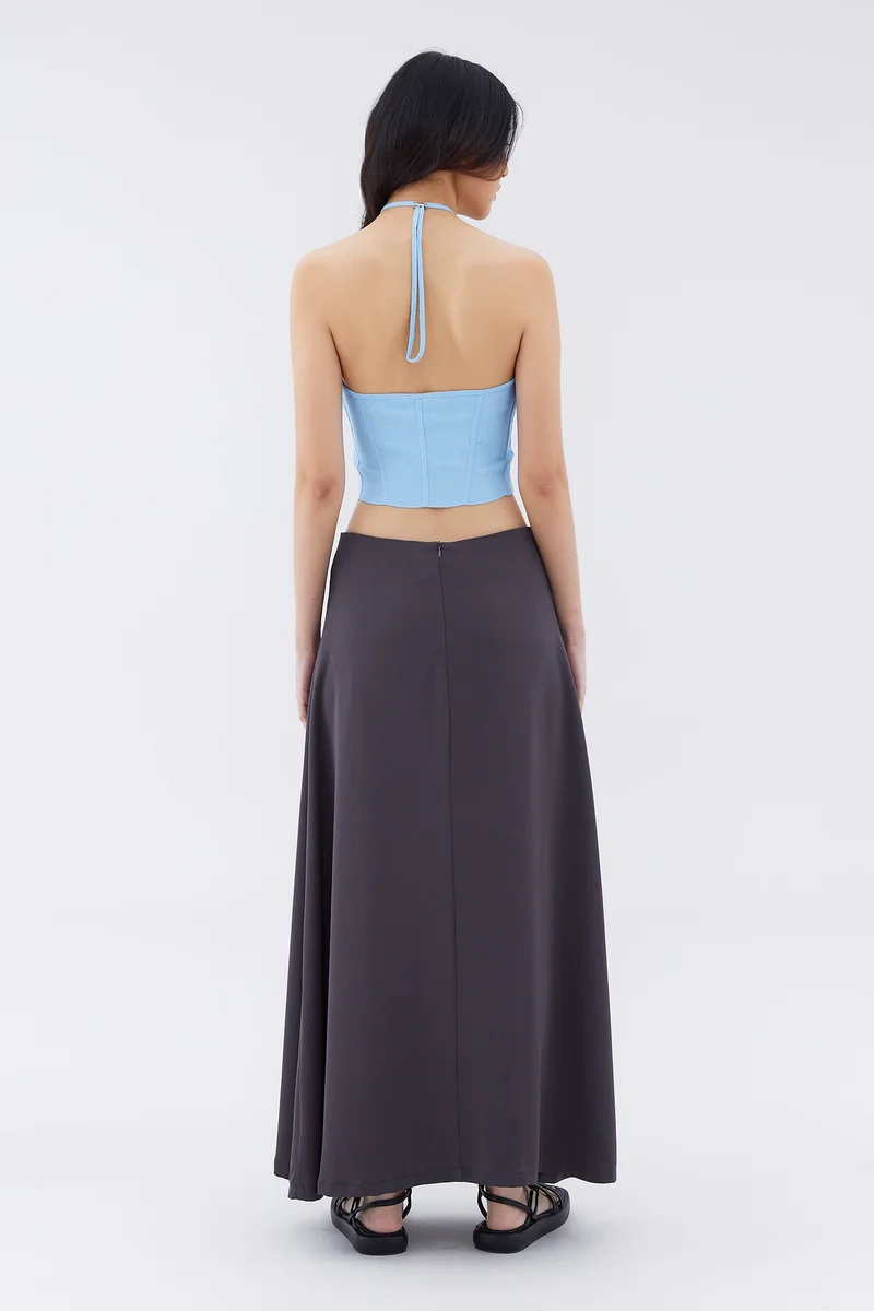 ذا اديتورز ماركت Lucci Halter Crop Top