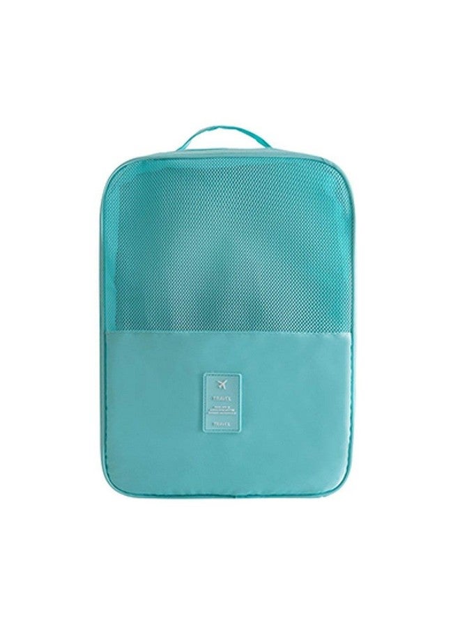 Styleys حقيبة أحذية مقاومة للماء / كيس أحذية للسفر / التخزين (أزرق سماوي، S1095) - Image 1