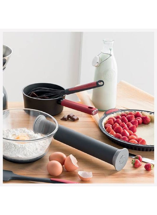 5 خمسة ستلتوب غطاء زجاجي دائري، باللونين الشفاف والأسود، بأبعاد 5.8 × 21.5 × 21.5 سم - Image 4