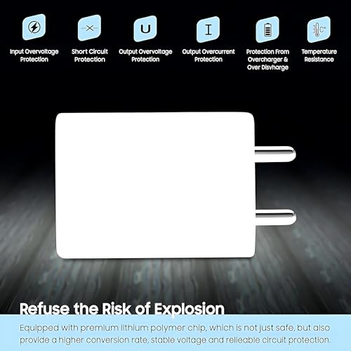 DiHines 66W Flash Charger Compatible with Vivo T2 Pro, Vivo V27, T2 Pro, Vivo V27 Pro, Vivo V25 Pro 5G - Image 2