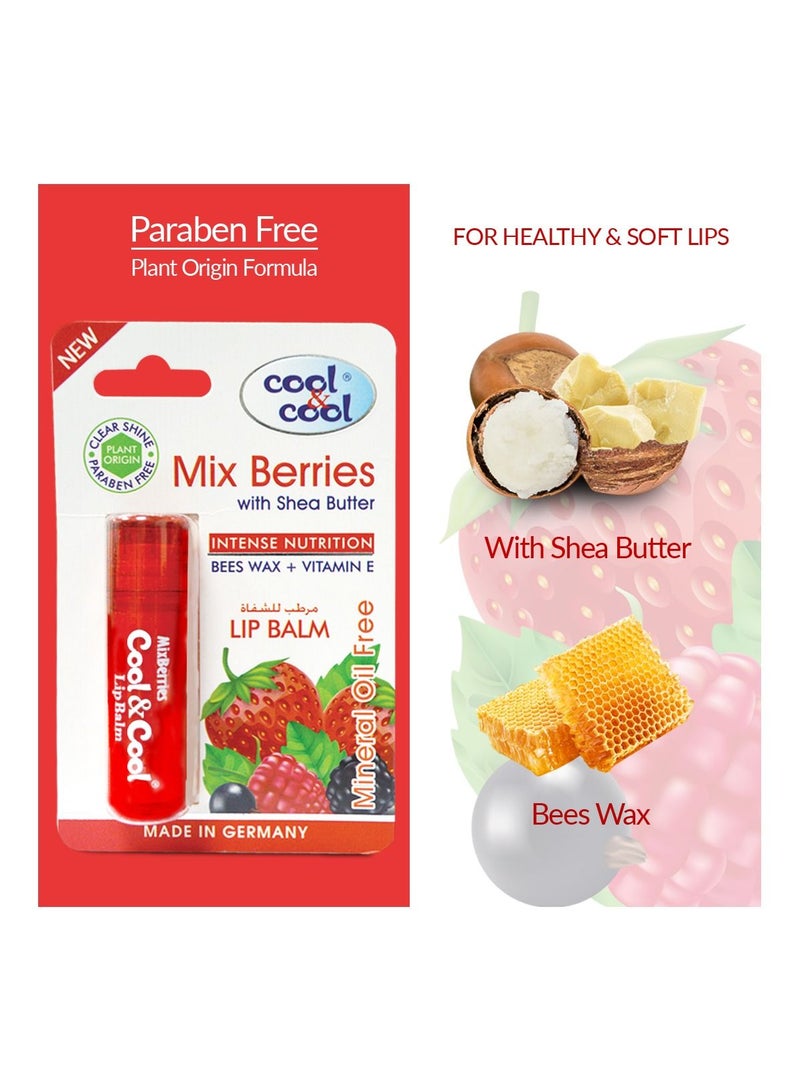 كول اند كول بلسم الشفاه ميكس التوت 4.6 جرام - Image 3