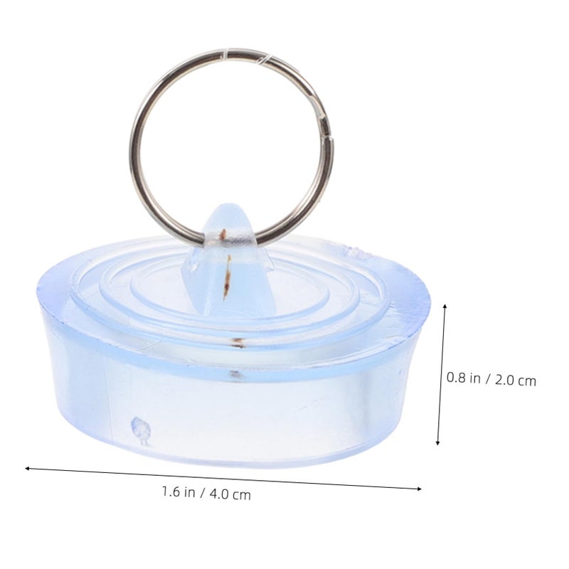 2pcs Plastic Sink Drain Stopper For Kitchen Sink And Garbage Disposal With Tight Seal Black - Image 3