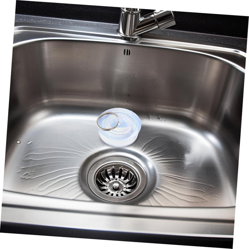 2pcs Plastic Sink Drain Stopper For Kitchen Sink And Garbage Disposal With Tight Seal Black - Image 5