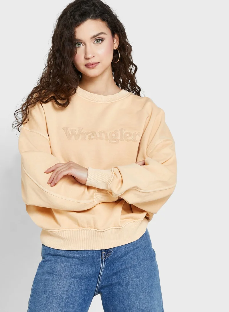 Wrangler Round Neck Sweatshirts