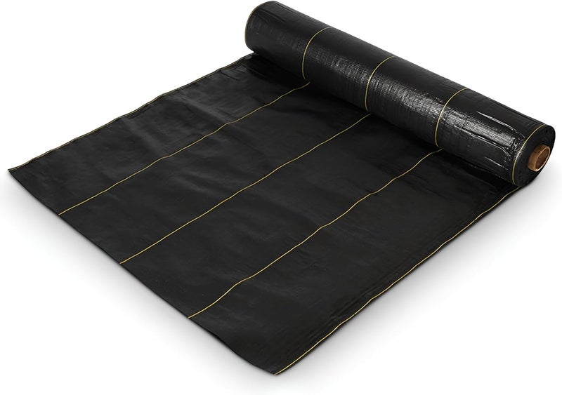 DeWitt Sunbelt Weed Barrier Fabric 3.2 oz, 6 x 200 Feet – Heavy-Duty Ground Cover Mat for Greenhouse Floors, Garden Rows, Raised Beds, Yard Gardening, and Outdoor Landscape Protection - Image 1
