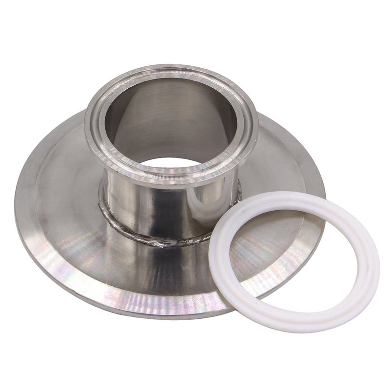 ديرنورد حشية من البوليتترافلوروإيثيلين (PTFE) من نوع مزودة بمشبك ثلاثي (Tri-Clamp) وحلقة O، بقياس 2 بوصة، تناسب أنابيب صحية بقطر خارجي 64 مم (Pack of 5) - Image 5