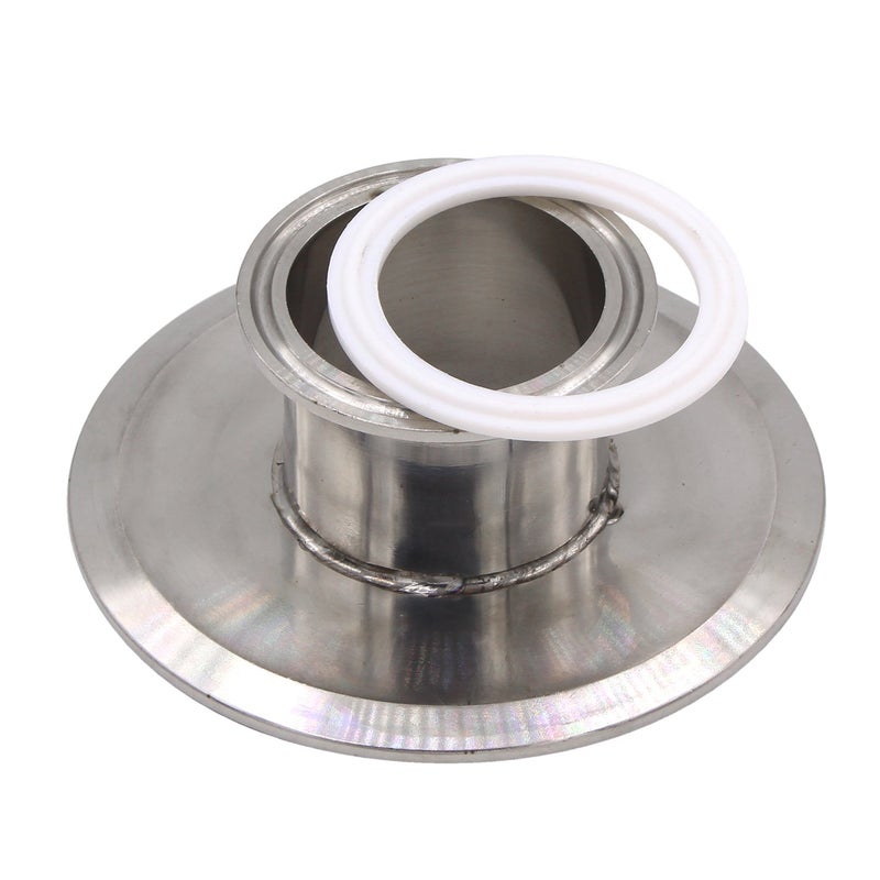 ديرنورد حشية من البوليتترافلوروإيثيلين (PTFE) من نوع مزودة بمشبك ثلاثي (Tri-Clamp) وحلقة O، بقياس 2 بوصة، تناسب أنابيب صحية بقطر خارجي 64 مم (Pack of 5) - Image 4