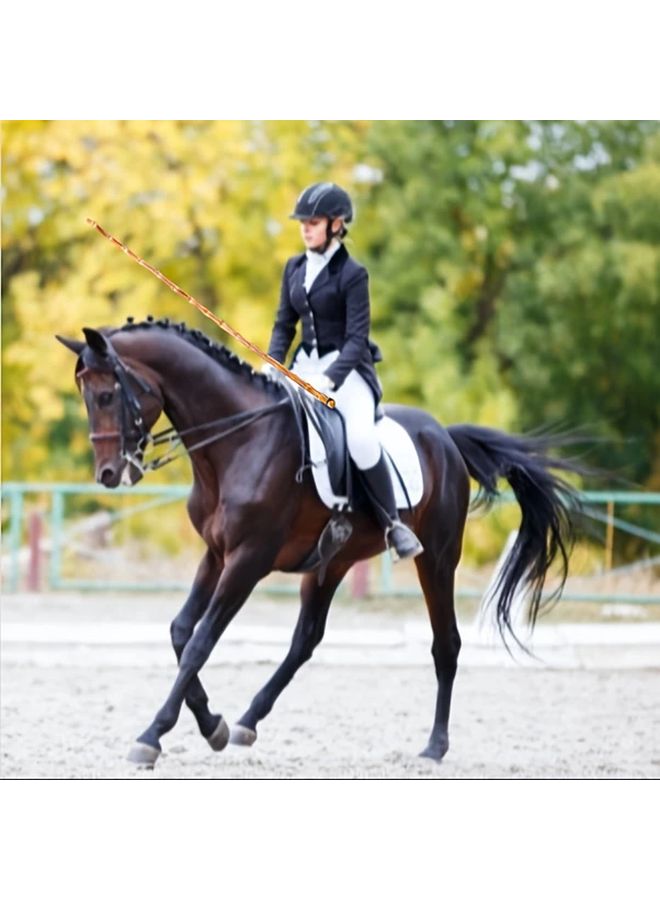 Solid Wood Color Bamboo Riding Whip Flexible Durable Multi Functional Ruler - Image 3